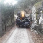 gru cingolata effer 525 molto compatta perfetta per le strade di montagna